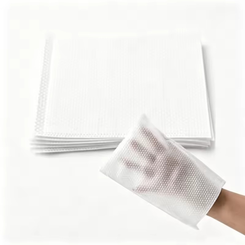 Latex Disposable Glove - 10/30/50 قطعة قفازات بيضاء غير منسوجة