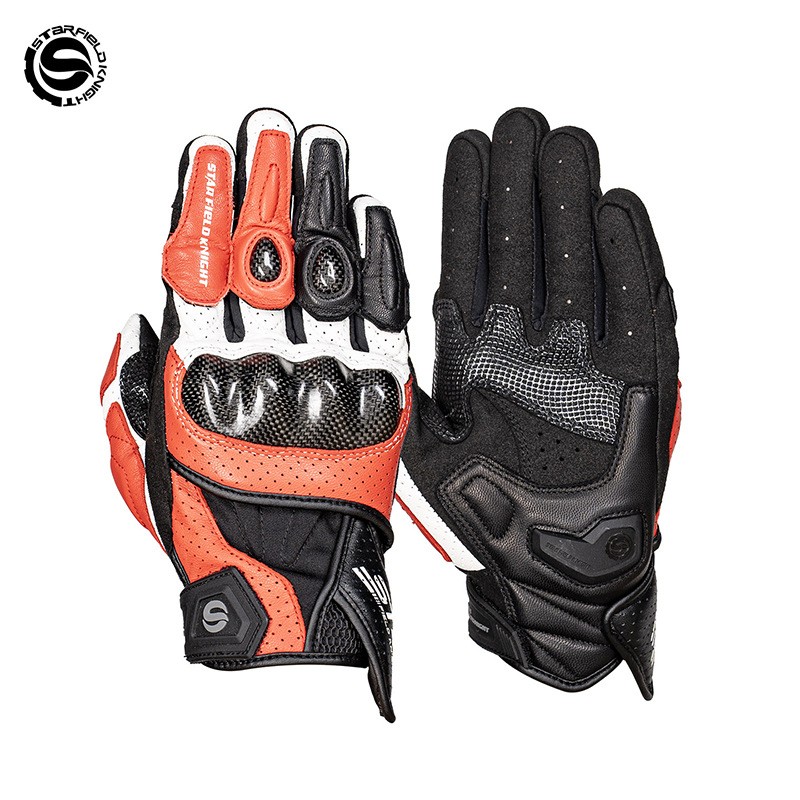 Motorcycle Glove Knuckle - قفازات دراجات نارية صيفية للرجال من