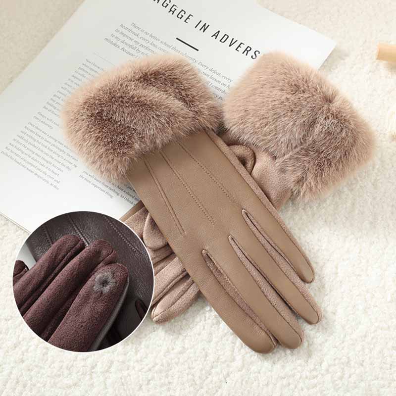 قفازات شتوية فاخرة للنساء مصنو - مراجعة Leather Driving Glove وسعره