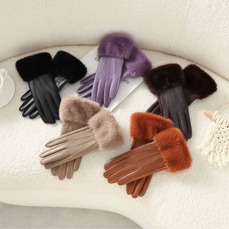 قفازات شتوية فاخرة للنساء مصنو - مراجعة Leather Driving Glove وسعره