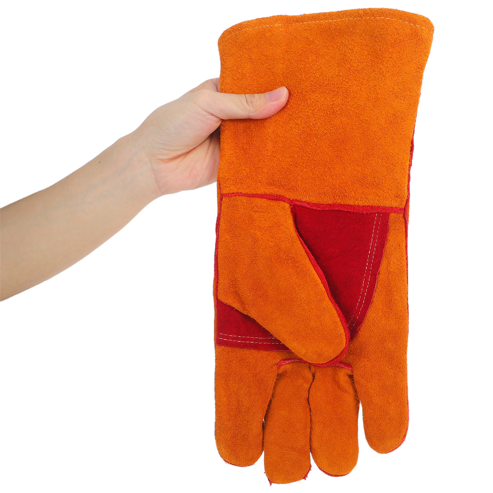 زوج واحد من قفازات اللحام الكه - مراجعة Heat Resistant Glove وسعره