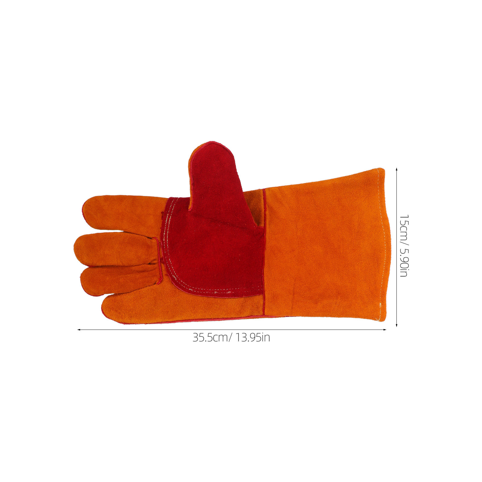 زوج واحد من قفازات اللحام الكه - مراجعة Heat Resistant Glove وسعره